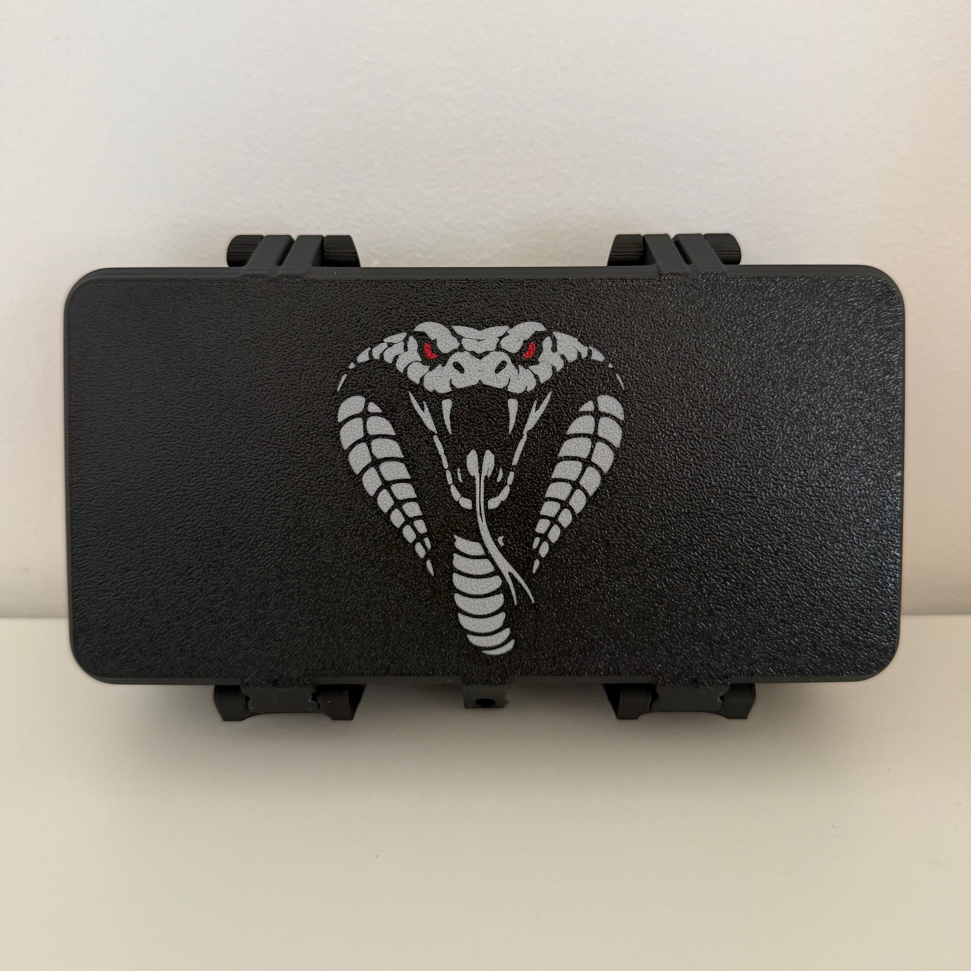 Case with a custom image of a snake